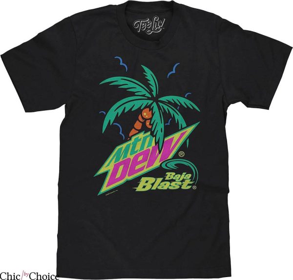 Mtn Dew T-Shirt Tropical Mountain Dew Soda