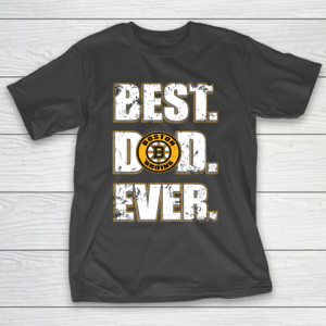 NHL Boston Bruins Hockey Best Dad Ever Family Shirt T-Shirt