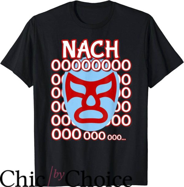 Nacho Libre T-Shirt Wrestling Mask Nachoooo