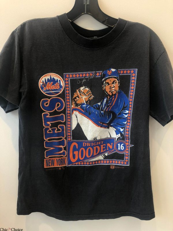 New York Mets T-Shirt Vintage Dwight Gooden