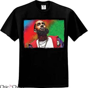 Nipsey Hussle T-Shirt Famous Rap Celebrity T-Shirt Music
