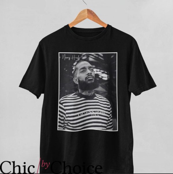 Nipsey Hussle T-Shirt Potrait Famous Artist Music