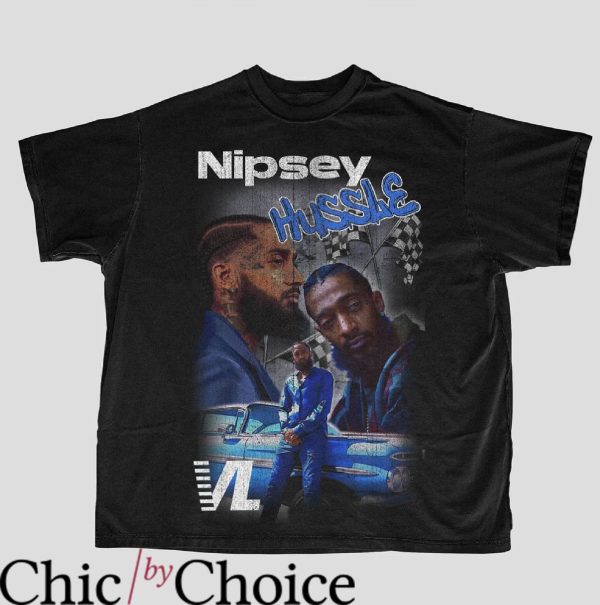 Nipsey Hussle T-Shirt Retro Y2K Rapper Tee Shirt Music