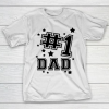 No 1 Dad  #1 Dad Fathers Day T-Shirt