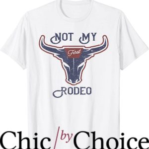 Not My First Rodeo T-Shirt Cowhide Cowboy T-Shirt Trending