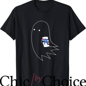 Pabst Blue Ribbon T-Shirt Ghost With Pabst T-Shirt Trending