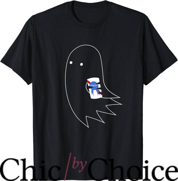 Pabst Blue Ribbon T-Shirt Ghost With Pabst T-Shirt Trending