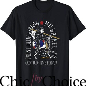Pabst Blue Ribbon T-Shirt Good Old-Time Flavor T-Shirt