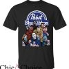 Pabst Blue Ribbon T-Shirt Horror Characters T-shirt Trending