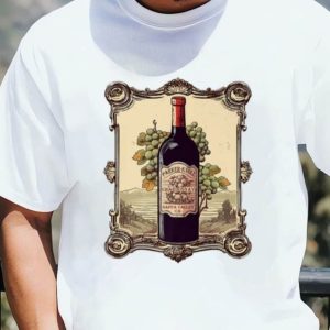 Parker Knoll T-Shirt Vintage Wine Label Chardonnay Movie