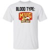Pit bull blood type mug root beer shirt