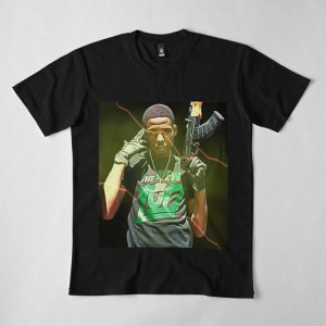 Pooh Shiesty T-Shirt Funny Back In Blood Screen Homage