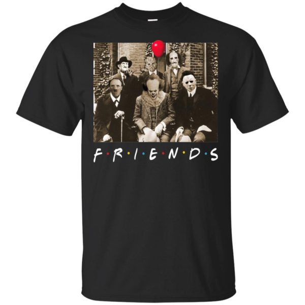Psychodynamics horror characters Friends shirt