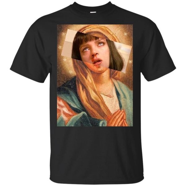 Pulp Fiction Virgin Mary Mia Wallace shirt