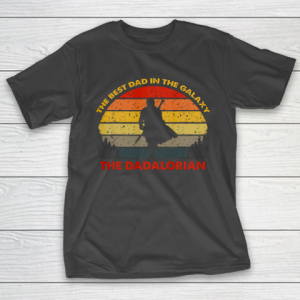 Retro The Dadalorian Graphic Father s Day Tees Vintage Best T-Shirt