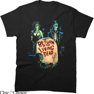 Return Of The Living Dead T-Shirt Three Skeletons Movie