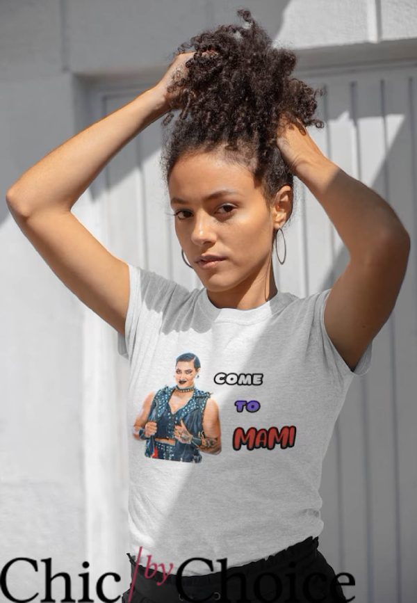 Rhea Ripley T-Shirt Come To Mami T-Shirt Sport