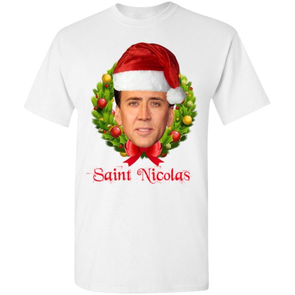 Saint Nicolas Cage Christmas sweatshirt