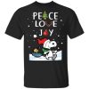 Snoopy Peace Love Joy Christmas sweatshirt