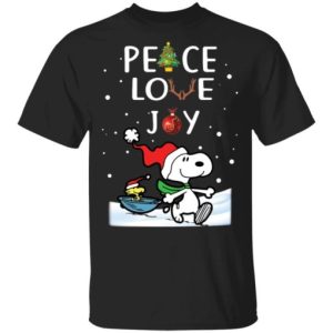 Snoopy Peace Love Joy Christmas sweatshirt