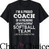 Softball Coaches T-Shirt Funny Thank You Appreciation Gift