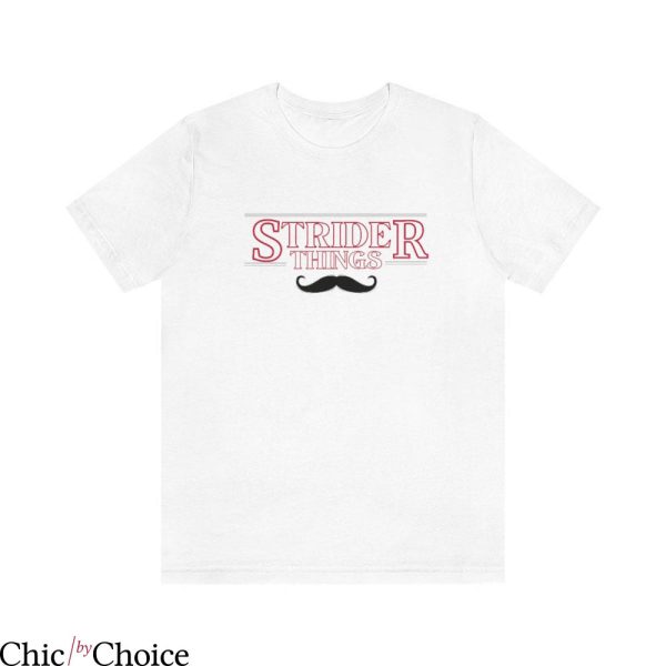 Spencer Strider T-Shirt Brave Strider Things Moustache NBA