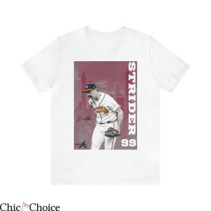 Spencer Strider T-Shirt The Sign Of No.99 Tee NBA