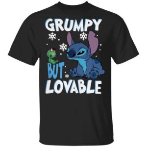Stitch Grumpy but lovable Christmas sweatshirt