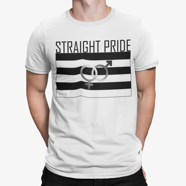 Straight Pride Black At Garment Shirt