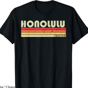 Stussy Honolulu T-shirt City Home Roots Gift Retro