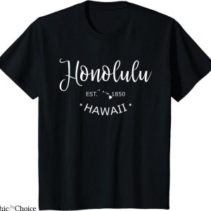 Stussy Honolulu T-shirt Classic Honolulu Hawaii