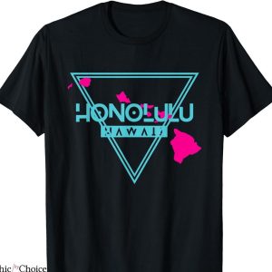 Stussy Honolulu T-shirt Gift Triangle Vintage