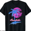 Stussy Honolulu T-shirt Outrun Sunset 80s