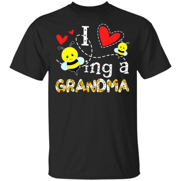 Sunflower Bee I love being a grandma shirt