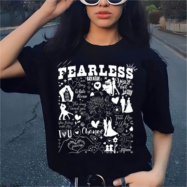 Taylor Swift Fearless T-Shirt Deluxe Edition Track List