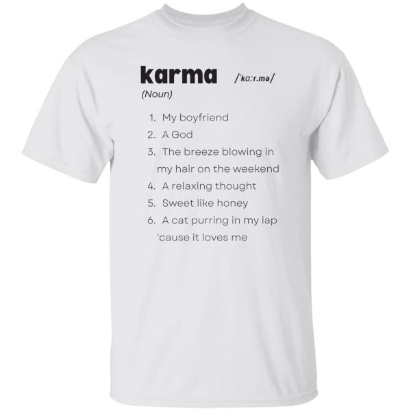Taylor Swift Karma Definition Shirt
