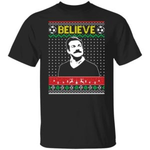 Ted Lasso Believe Christmas sweater
