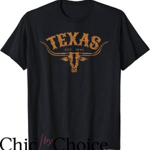 Texas Chica T-Shirt Texas Longhorn Est 1845