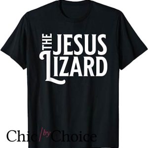 The Jesus Lizard T Shirt White Retro Vintage Text On Black
