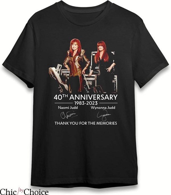 The Judds T-Shirt 40th Anniversary 1983-2023 T-Shirt Music