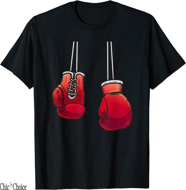 Title Fight T-Shirt Boxing Gloves For Boxer Fighting Lover