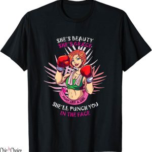 Title Fight T-Shirt Boxing Sports Women Boxer Chick Training