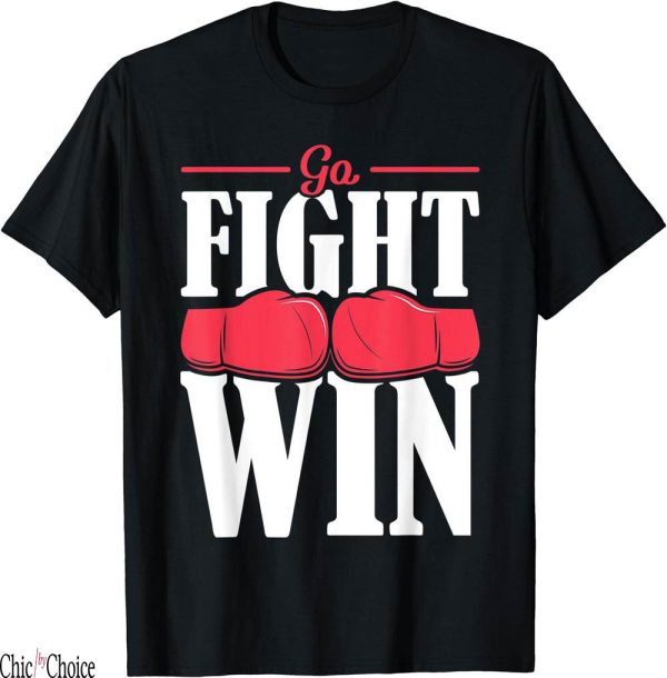 Title Fight T-Shirt Go Fight Win Title Boxes