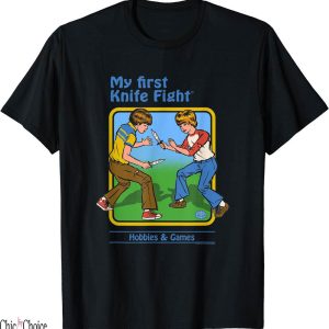 Title Fight T-Shirt Steven Rhodes My First Knife Fight