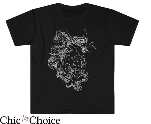 Top G T-Shirt Snake And Hannya Top G Shirt