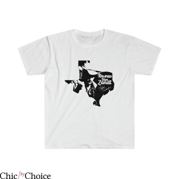 Townes Van Zandt T-Shirt State Of Texas T-Shirt Music