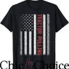 Tractor Pulling T-Shirt American Flag 4th July Cool Novelty