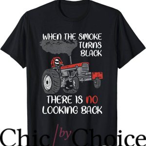 Tractor Pulling T-Shirt Smoke Turns Tractor Pulling Power