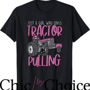 Tractor Pulling T-Shirt Who Loves Tractor Pulling Power Tee