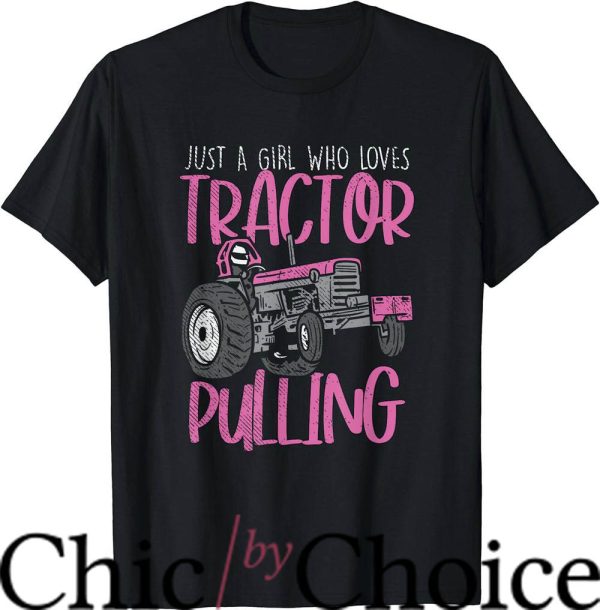 Tractor Pulling T-Shirt Who Loves Tractor Pulling Power Tee